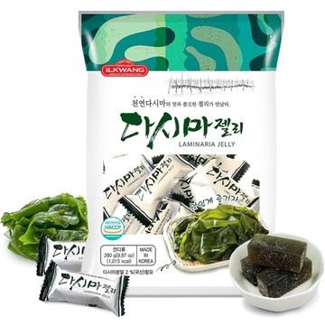 韓國🇰🇷ILKWANG 日光製菓 昆布海帶軟糖 280g | 韓國傳統零食 | 濃厚海帶香氣 | 嚼勁十足 |健康感甜點