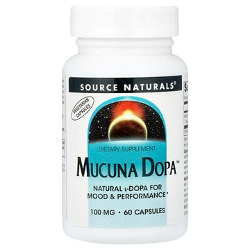 Source Naturals, Mucuna Dopa™, 100 mg, 60 Capsules