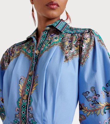 Etro Printed cotton shirt dress