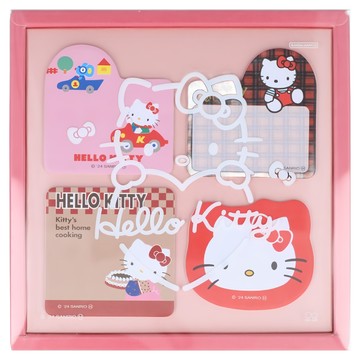 sun-star Hello Kitty 50週年便利貼 40張 4種樣式  桃色浪漫  1本