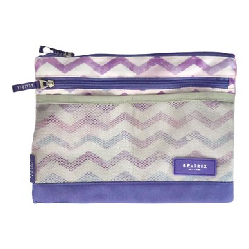 beatrix NEW YORK LITE系列 防潑水斜背包 波浪紫 29 x 21 x 1cm 適用年齡6歲以上