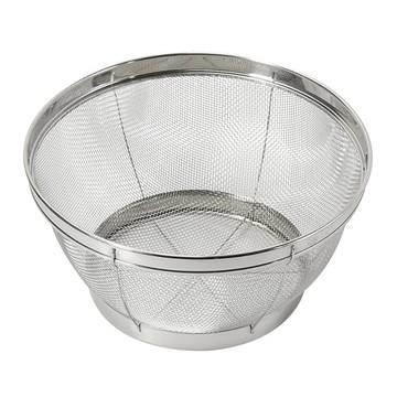 PEARL LIFE 珍珠金屬 不鏽鋼廚房濾網 附腳座 HC-432  25cm  1個