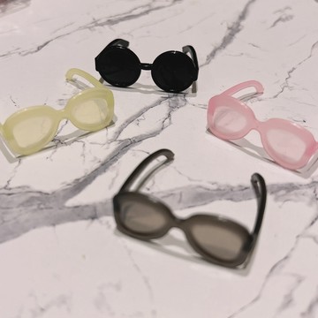 「周邊」 超可愛 還願 3.8cm 造型眼鏡 可愛 娃娃配件眼鏡眼鏡 家家酒 還願