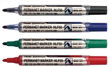 Pentel RoHS MAXIFLO 圓頭直液後壓式油性筆1.9mm(NLF50)