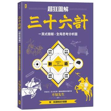 三十六計【超狂圖解】：一頁式簡報╳全局思考分析圖（附．來源典故示意圖）