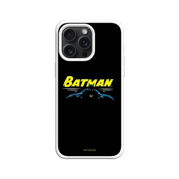 iPhone 15 Pro Max SolidX 白 - Batman 蝙蝠俠 - Batman Logo