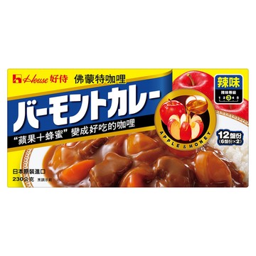 House 好侍 佛蒙特咖哩 辣  230g  1盒