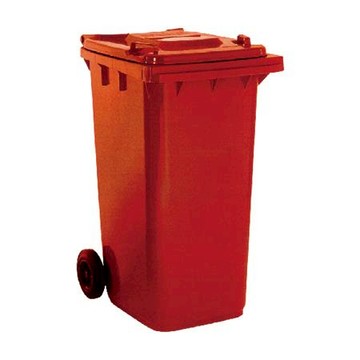 EASY二輪資源回收拖筒/120L/RB-120R/紅色<限送新竹以北地區>