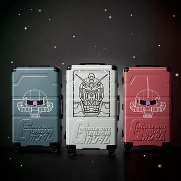 【卡若特品牌館】MOBILE SUIT GUNDAM 機動戰士鋼彈 28吋細鋁框胖胖行李箱 旅行箱 (2年保固)