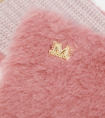Max Mara Manny teddy fingerless gloves