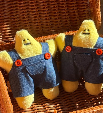 巴巴星絨毛吊飾 現貨