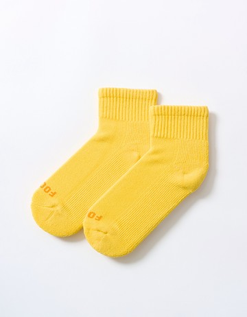 單色運動輕壓力襪(童)- 黃