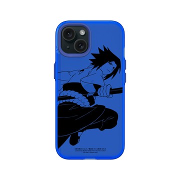 iPhone 15 Clear 激光藍 - 火影忍者 Naruto - 素描系列-Sasuke