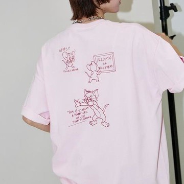 FREAK'S STORE TOM AND JERRY（貓和老鼠） 圖案T恤