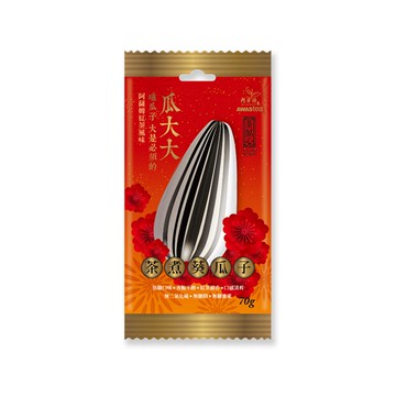 阿華師瓜大大紅茶葵瓜子 / 70g / 袋   eslite誠品