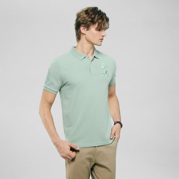 GIORDANO 男裝經典修身短袖POLO衫【雙色任選】