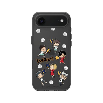 iPhone Air Clear (相機按鈕) 酷墨灰 - 排球少年 Haikyu!! - Q 版人物 -  及川徹 & 岩泉 & 黑尾 & 孤爪 & 木兔 & 赤葦