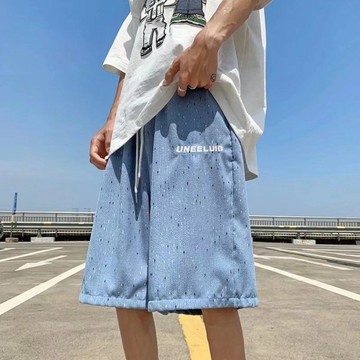 美式短褲 五分褲 運動短褲 休閒褲 球褲 男生運動褲 男生短褲 男短褲 2025爆款潮流外穿帥氣運動褲男ins港風戶外薄