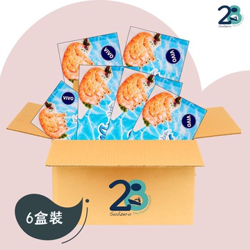 【Subzero 28】中南美洲活凍鮮甜特大白蝦20/30 480g/盒-6入組