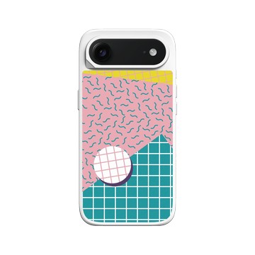 iPhone Air SolidX 白 - Curious 80’s  好奇八O - 撞色派對