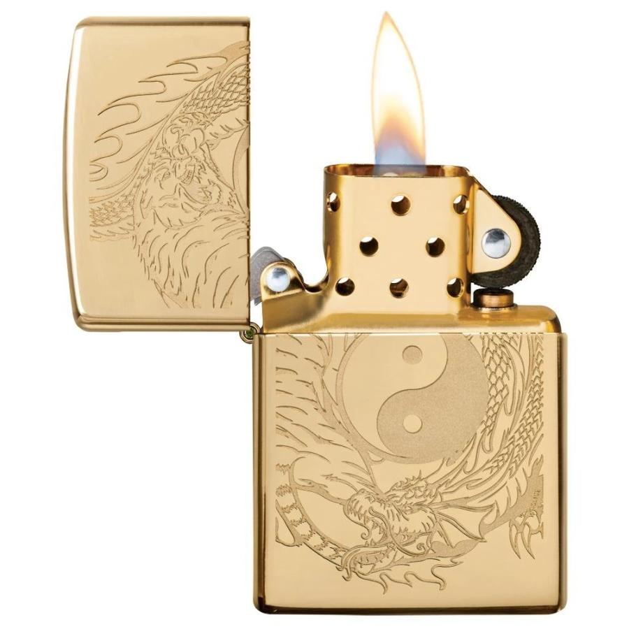 ZIPPO ジッポー オイルライター USAデザイン アメリカ加工 太極図柄