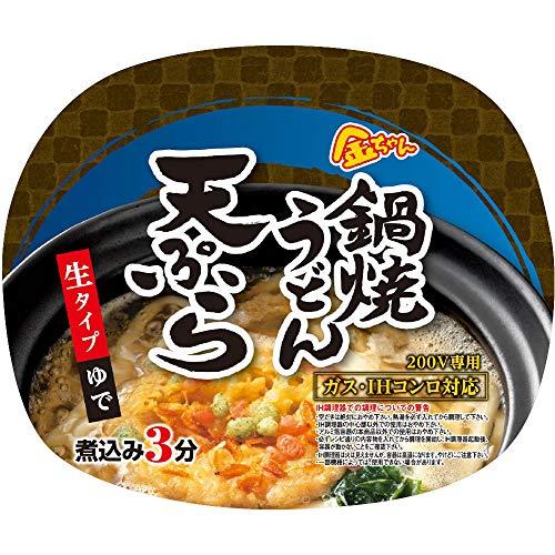 徳島製粉 金ちゃん鍋焼うどん天ぷら 217g×12個