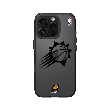 iPhone 16 Pro Clear (相機按鈕) 酷墨灰 - NBA - B&W-鳳凰城太陽 Phoenix Suns B&W