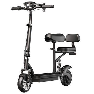 熱銷/免運 電動滑板車 電動滑板車坐騎可折疊電動車大人代駕代步雙人車兩輪迷你電瓶車