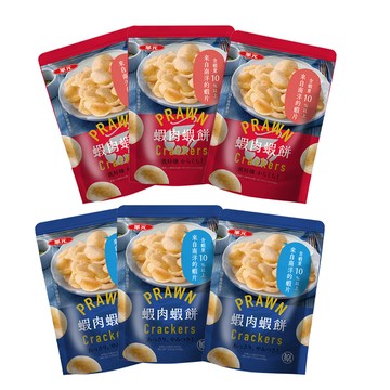 華元 蝦肉蝦餅100gX3入/袋-經典原味/我好辣味