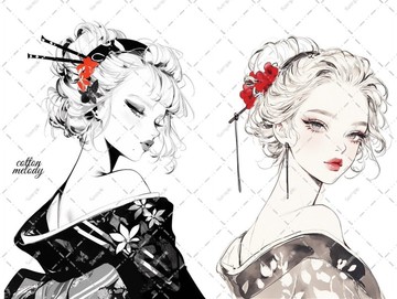 原創貼紙 no.6560 人物貼紙 原創貼紙 人物貼紙 女孩貼紙 原創人物貼紙