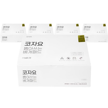 Life Feel Kojayo 抽取式助眠防滑優質枕頭墊 15片 x 5包  5個  60 x 38 cm  白色