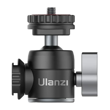 Ulanzi 優籃子 U-60 合金雙冷靴萬向雲台 90g 鐵鋁合金+鋼材質 承重15kg  1個