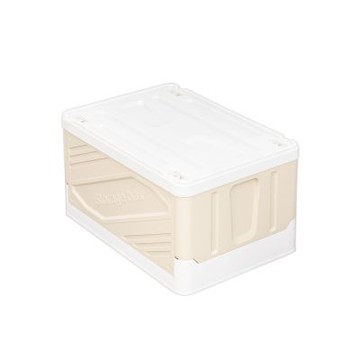 dayneeds 微風拾光 摺疊儲物箱(城市灰/鄉村米白) 上開款 收納箱/露營收納/車載收納