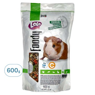 LOLO 營養滿分天竺鼠主食  600g  1袋