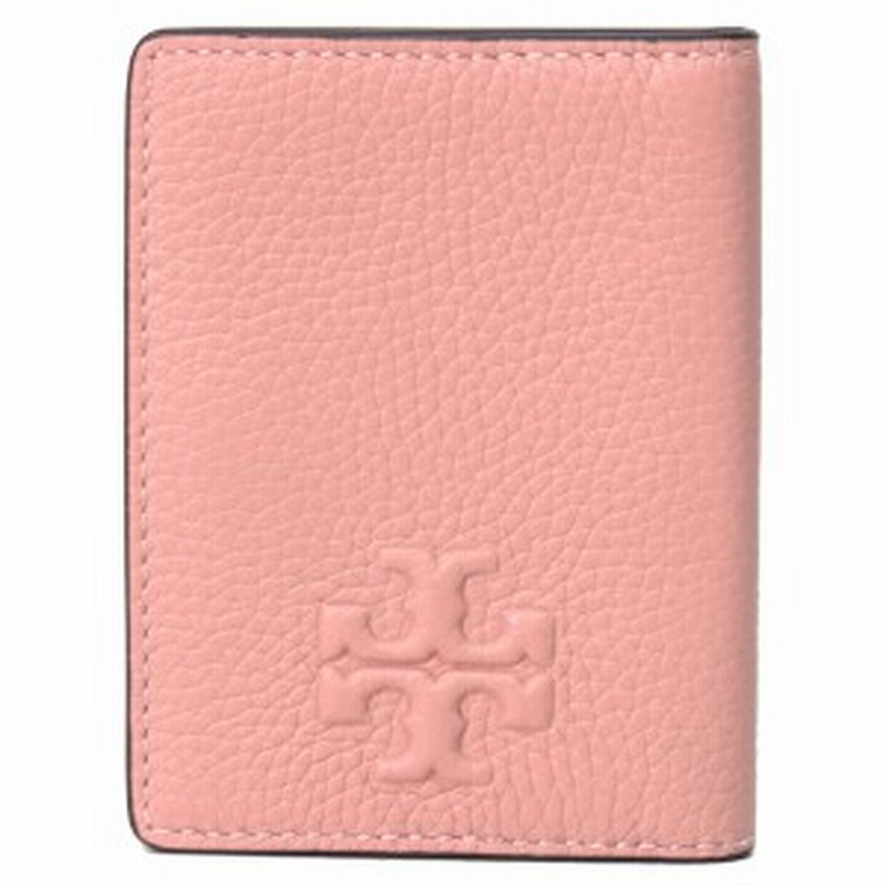 トリーバーチ カードケース Tory Burch レザー テア ロゴ スリム 二つ折り 名刺入れ 定期入れ パスケース カードケース ピンクムーン 847 通販 Lineポイント最大get Lineショッピング