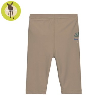 德國Lassig-嬰幼兒抗UV七分游泳尿布褲-奶茶棕