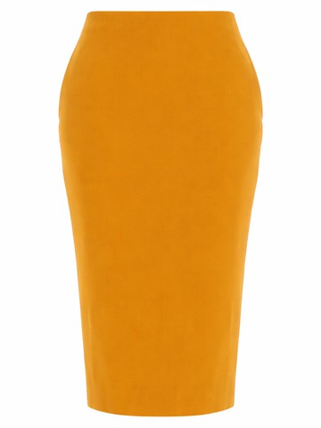 saint laurent midi pencil skirt