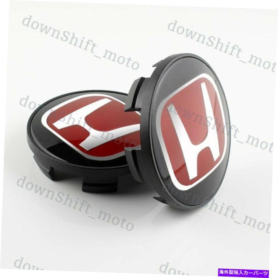 Wheel Covers Set of 4 ホイールセンターは4のハブカバー69ミリメートル赤ACCORD CRV PILOT CIVIC
