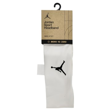 NIKE 耐吉 JORDAN 喬丹 SPORT DRI-FIT 運動頭帶  白色  1個