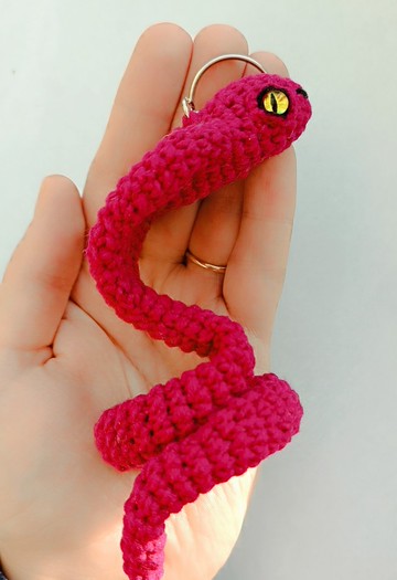 蛇鑰匙圈手工棉線十二生肖定制