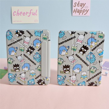 三麗鷗男團角色亂花強悍磁吸iPad三折/Y折保護殼