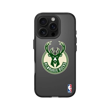 iPhone 16 Pro Clear 酷墨灰 - NBA - Logo-密爾瓦基公鹿 Milwaukee Bucks