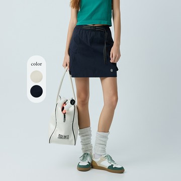 元動力 防曬防潑水工裝A字短褲裙(兩色；S-L)