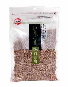 ★まとめ買い★　カタギいりごま白チャック付100G　×20個