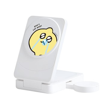 【正版授權】Second Morning哭哭檸萌22.5W折疊式三合一Qi2磁吸支架無線充電器