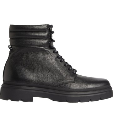 CALVIN KLEIN COMBAT BOOT PB LTH 黑色男款鞋子