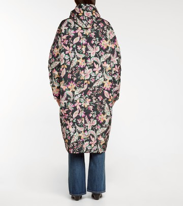 Marant Etoile Dean reversible floral raincoat