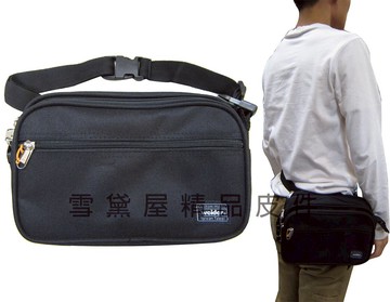 限時 滿3千賺10%點數↘ | ~雪黛屋~Weider 腰包大容量二層主袋+外袋共四層肩側防水尼龍布YKK拉鍊台灣製造品質保證工作上班外出做生意W315