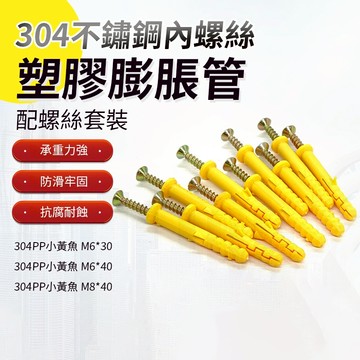 304PP膨脹管 膨脹套 膨脹管 釘套 尼龍壁虎 膨脹螺栓 膨脹螺絲 塑膠膨脹螺絲 螺絲膨脹管 QJ2381
