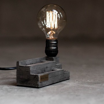 曙MUSE｜多層式名片架桌燈 水泥質感桌燈 造型檯燈 Loft 工業風 商店居家必選款 咖啡廳 民宿 餐廳 住家